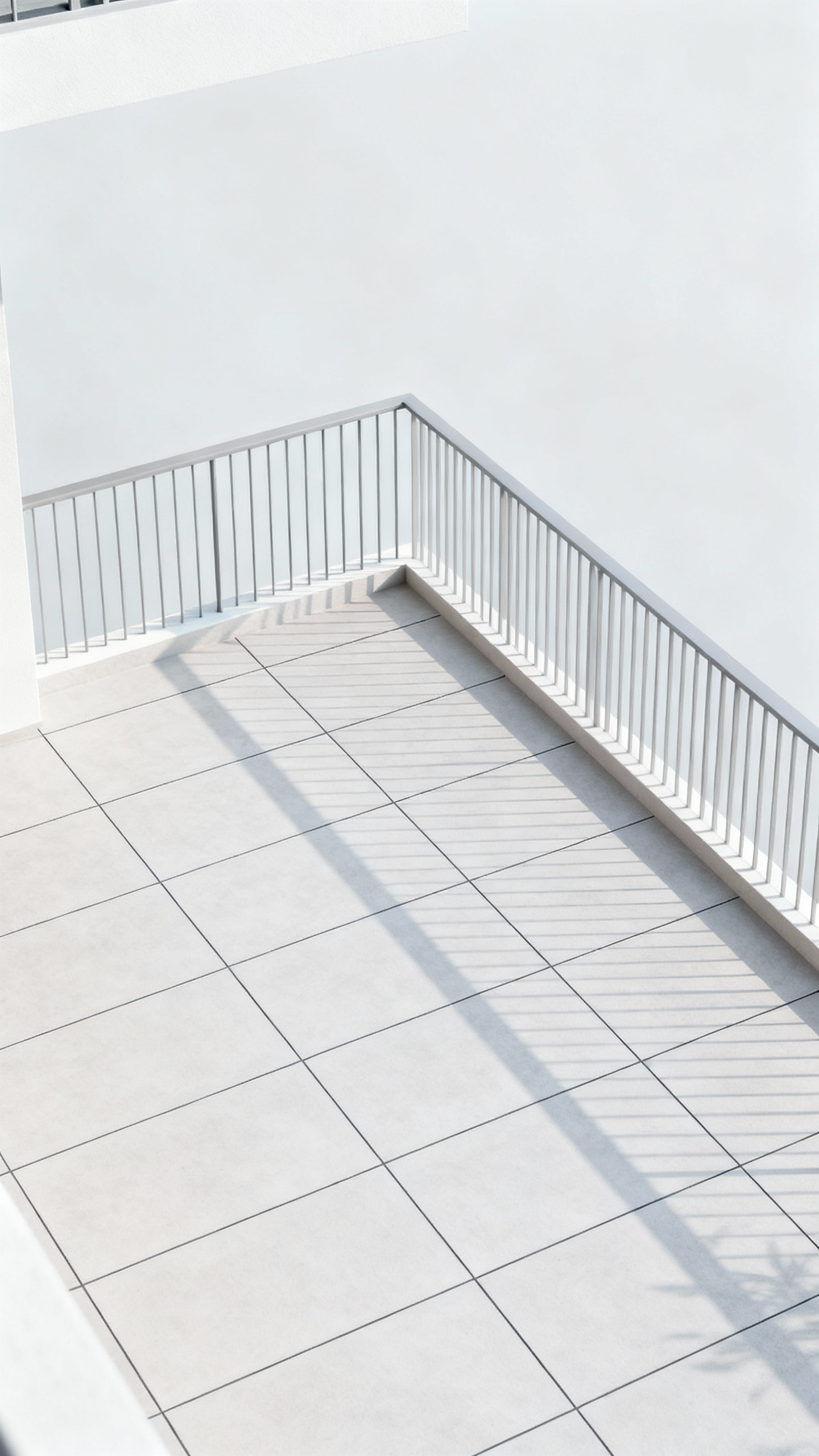 Visual representation of balcony spatial assessment for optimal layout planning